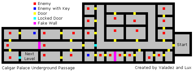 Caligar Palace Map 1