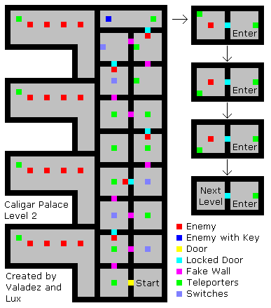 Caligar Palace Map 3
