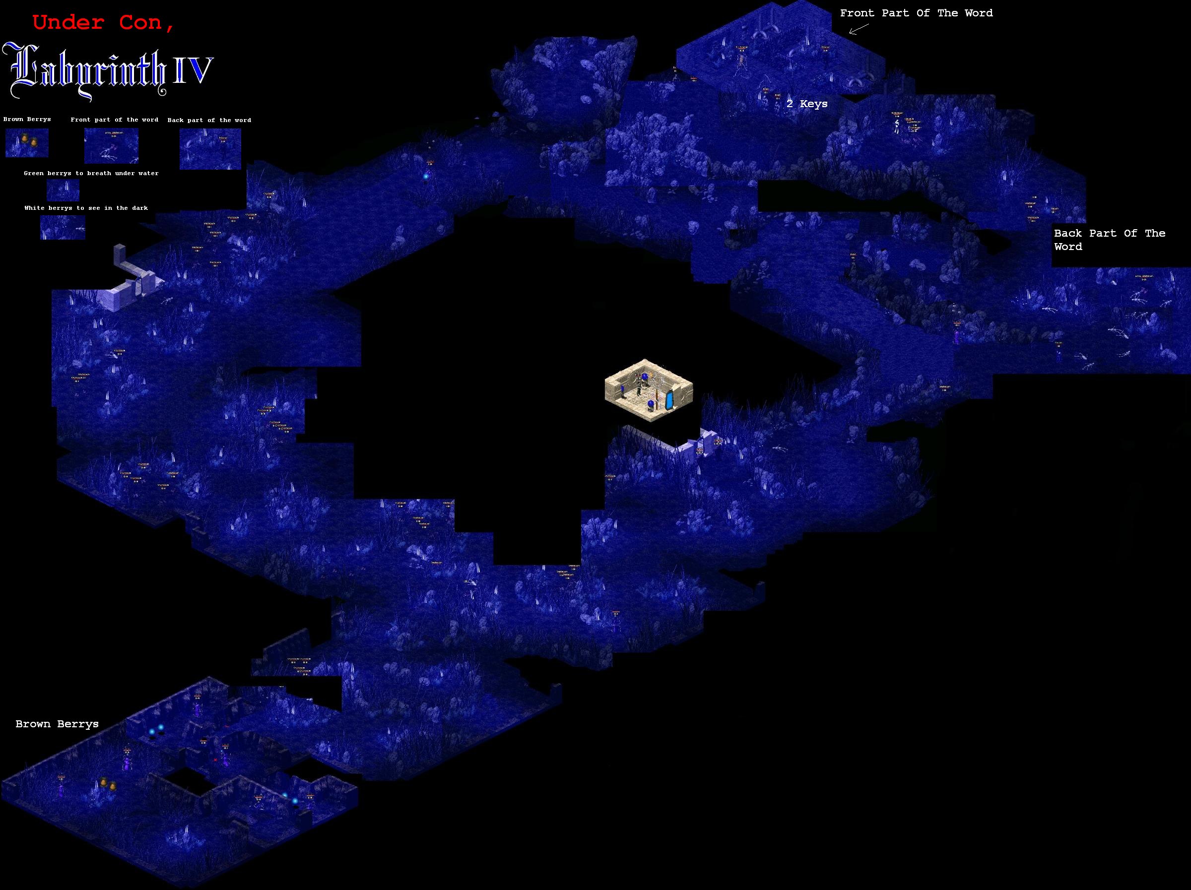 Labyrinth 4 - Underwater World Map